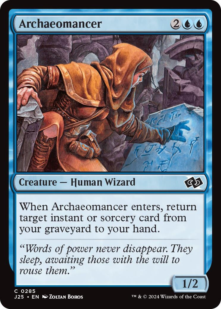 Image for Archaeomancer (285) (Foundations Jumpstart) - Magic: The Gathering