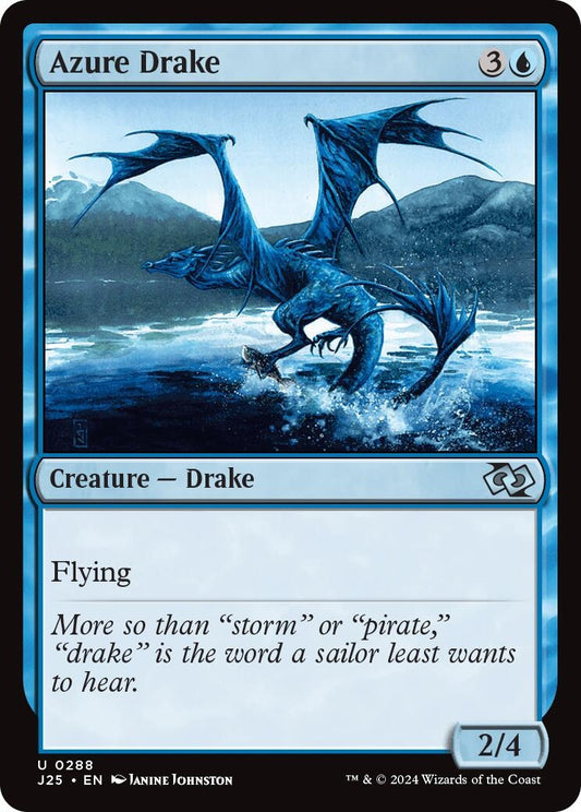 Image for Azure Drake (288) (Foundations Jumpstart) - Magic: The Gathering