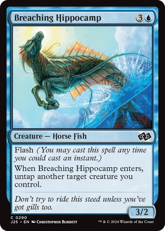 Image for Breaching Hippocamp (290) (Foundations Jumpstart) - Magic: The Gathering