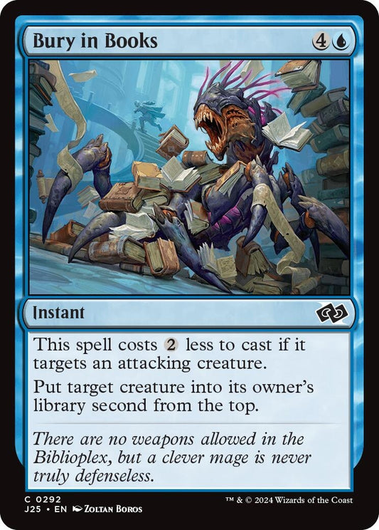 Image for Bury in Books (292) (Foundations Jumpstart) - Magic: The Gathering