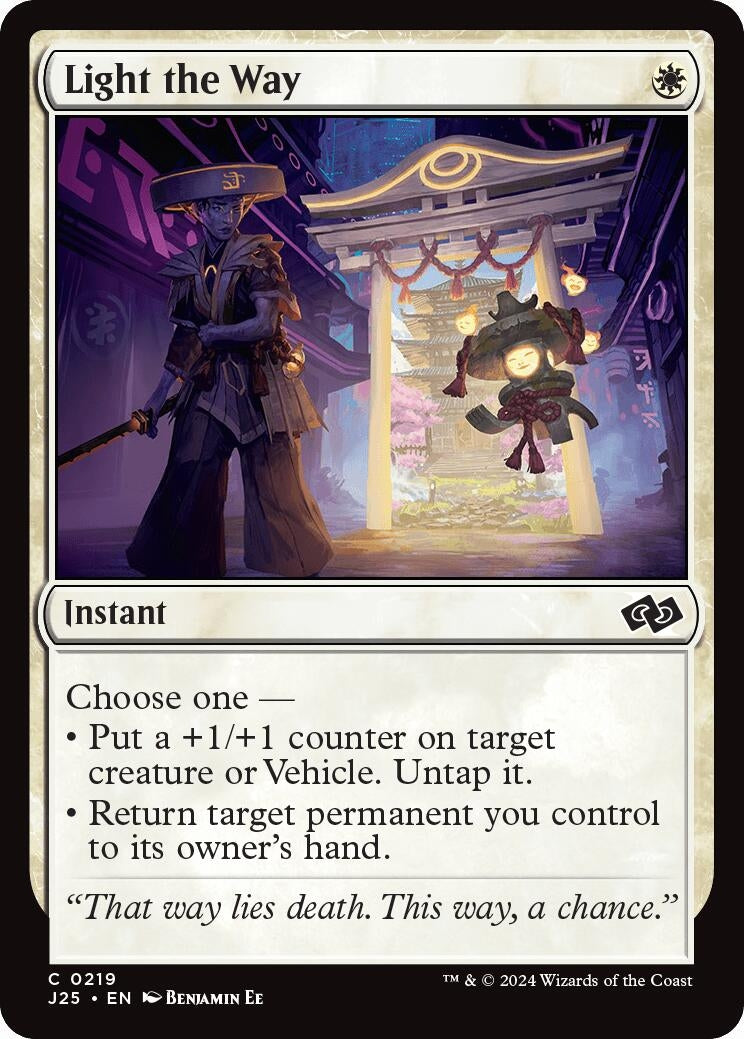 Image for Light the Way (219) (Foundations Jumpstart) - Magic: The Gathering