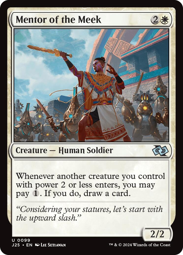 Image for Mentor of the Meek (99) (Foundations Jumpstart) - Magic: The Gathering