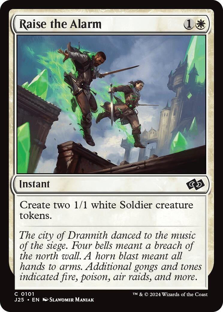 Image for Raise the Alarm (101) (Foundations Jumpstart) - Magic: The Gathering