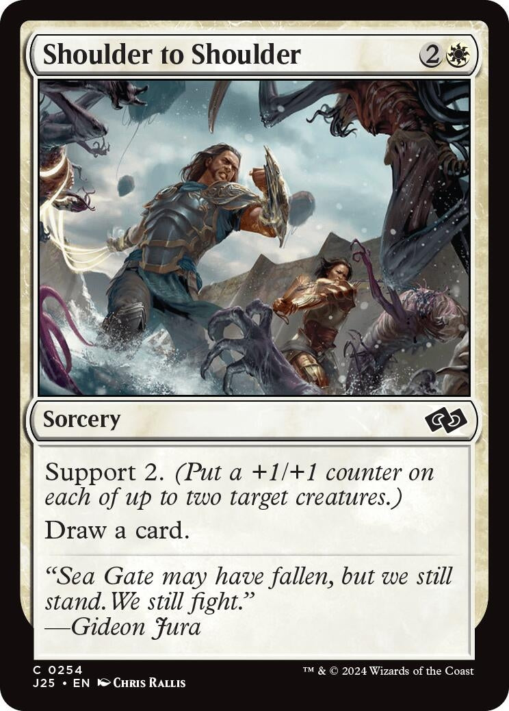 Image for Shoulder to Shoulder (254) (Foundations Jumpstart) - Magic: The Gathering