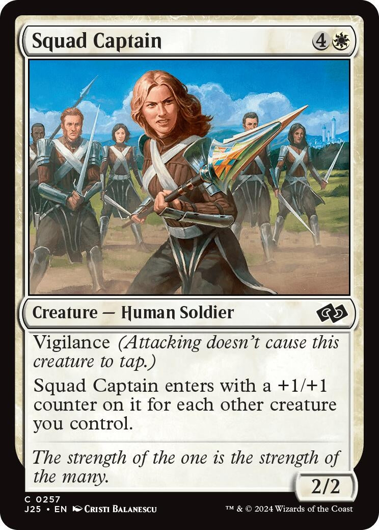 Image for Squad Captain (257) (Foundations Jumpstart) - Magic: The Gathering
