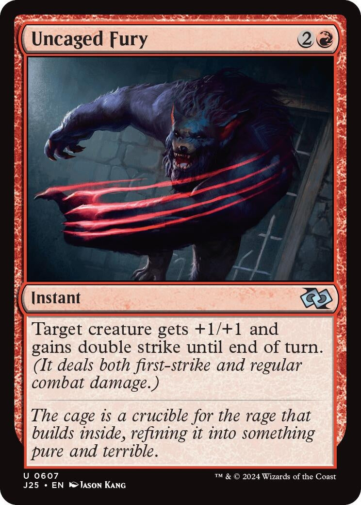 Image for Uncaged Fury (607) (Foundations Jumpstart) - Magic: The Gathering