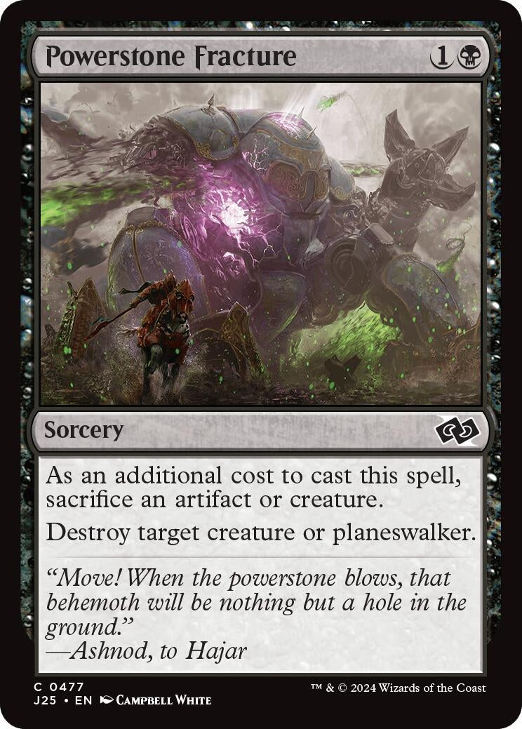 Image for Powerstone Fracture (477) (Foundations Jumpstart) - Magic: The Gathering