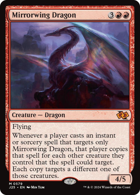 Image for Mirrorwing Dragon (579) (Foundations Jumpstart) - Magic: The Gathering