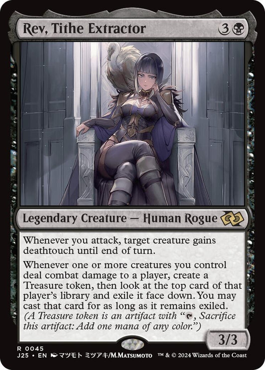 Image for Rev, Tithe Extractor (Anime) (45) (Foundations Jumpstart) - Magic: The Gathering