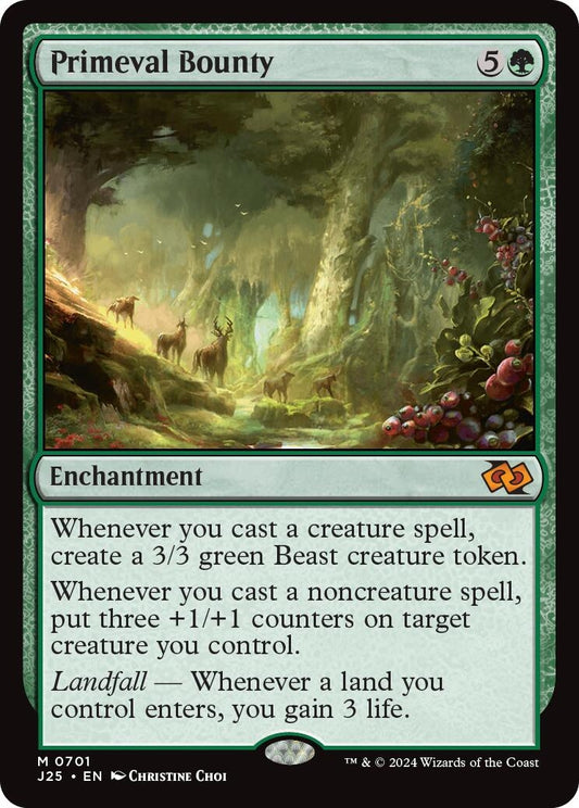 Image for Primeval Bounty (701) (Foundations Jumpstart) - Magic: The Gathering