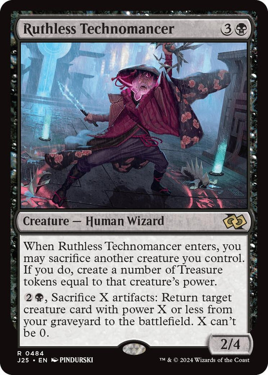 Image for Ruthless Technomancer (484) (Foundations Jumpstart) - Magic: The Gathering
