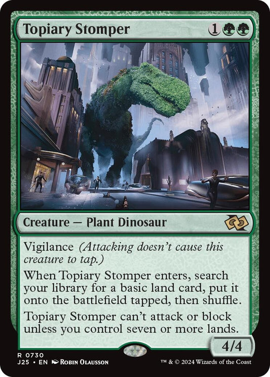 Image for Topiary Stomper (730) (Foundations Jumpstart) - Magic: The Gathering