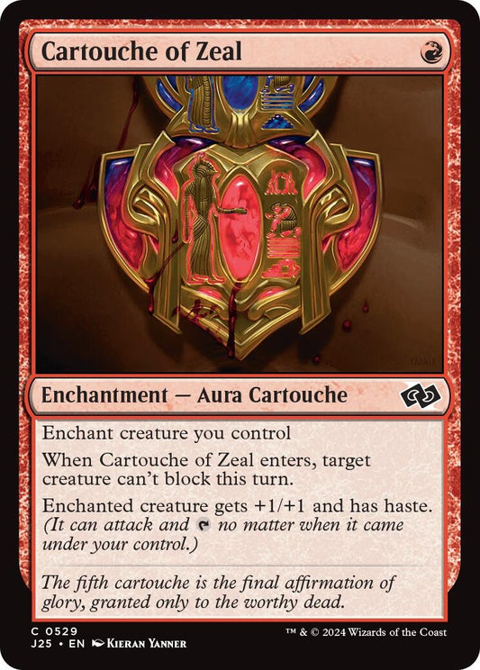 Image for Cartouche of Zeal (529) (Foundations Jumpstart) - Magic: The Gathering