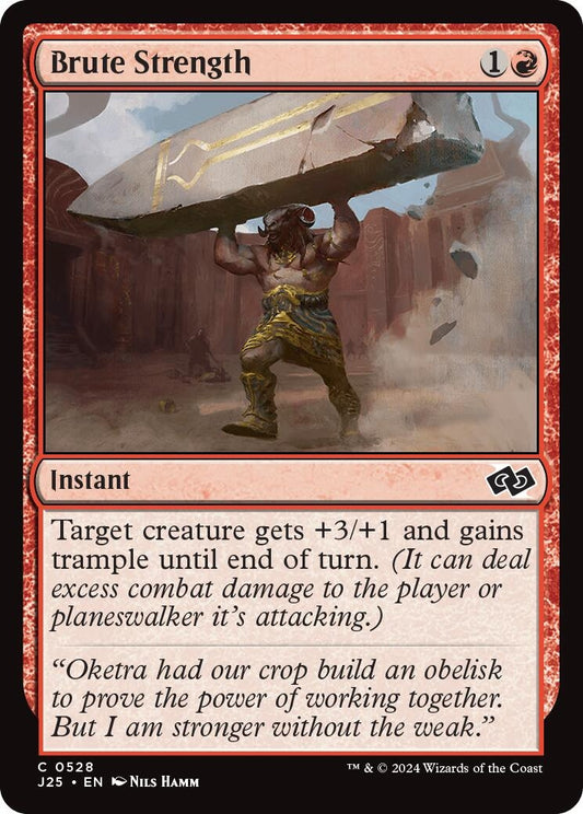 Image for Brute Strength (528) (Foundations Jumpstart) - Magic: The Gathering