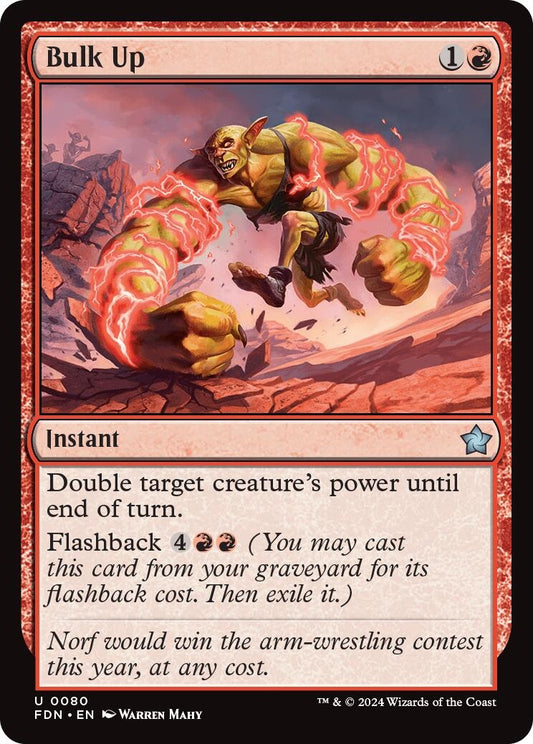 Image for Bulk Up (80) (Foundations) - Magic: The Gathering
