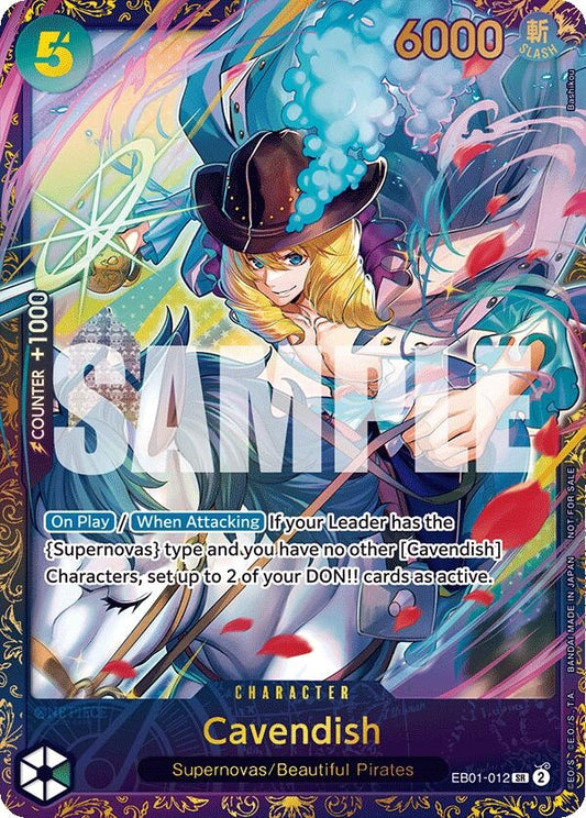 Image for Cavendish (Treasure Cup 2024) (EB01-012) (One Piece Promotion Cards) - One Piece Card Game