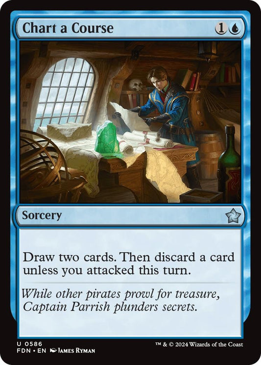Image for Chart a Course (586) (Foundations) - Magic: The Gathering