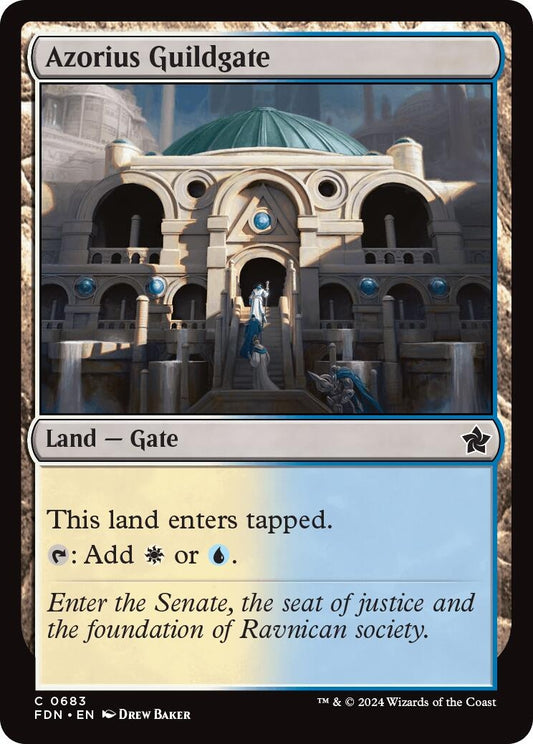 Image for Azorius Guildgate (683) (Foundations) - Magic: The Gathering