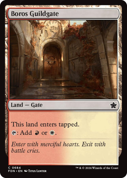 Image for Boros Guildgate (684) (Foundations) - Magic: The Gathering