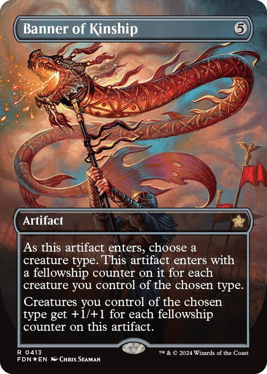Image for Banner of Kinship (Borderless) (Mana Foil) (413) (Foundations) - Magic: The Gathering