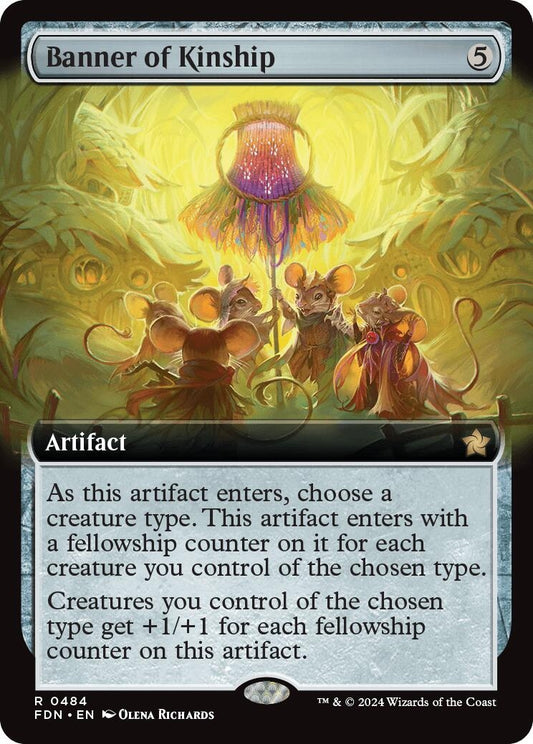 Image for Banner of Kinship (Extended Art) (484) (Foundations) - Magic: The Gathering