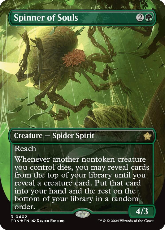 Image for Spinner of Souls (Borderless) (Mana Foil) (402) (Foundations) - Magic: The Gathering