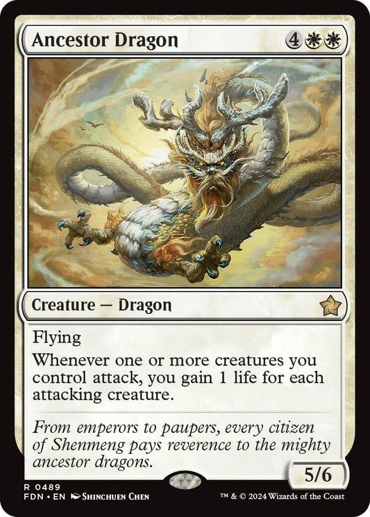 Image for Ancestor Dragon (489) (Foundations) - Magic: The Gathering