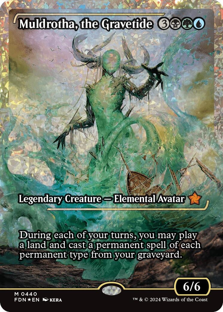 Image for Muldrotha, the Gravetide (Showcase) (Fracture Foil) (440) (Foundations) - Magic: The Gathering