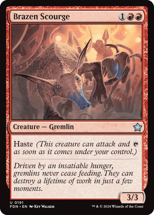 Image for Brazen Scourge (191) (Foundations) - Magic: The Gathering
