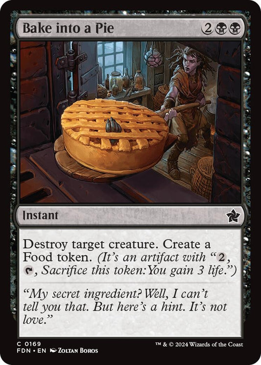 Image for Bake into a Pie (169) (Foundations) - Magic: The Gathering