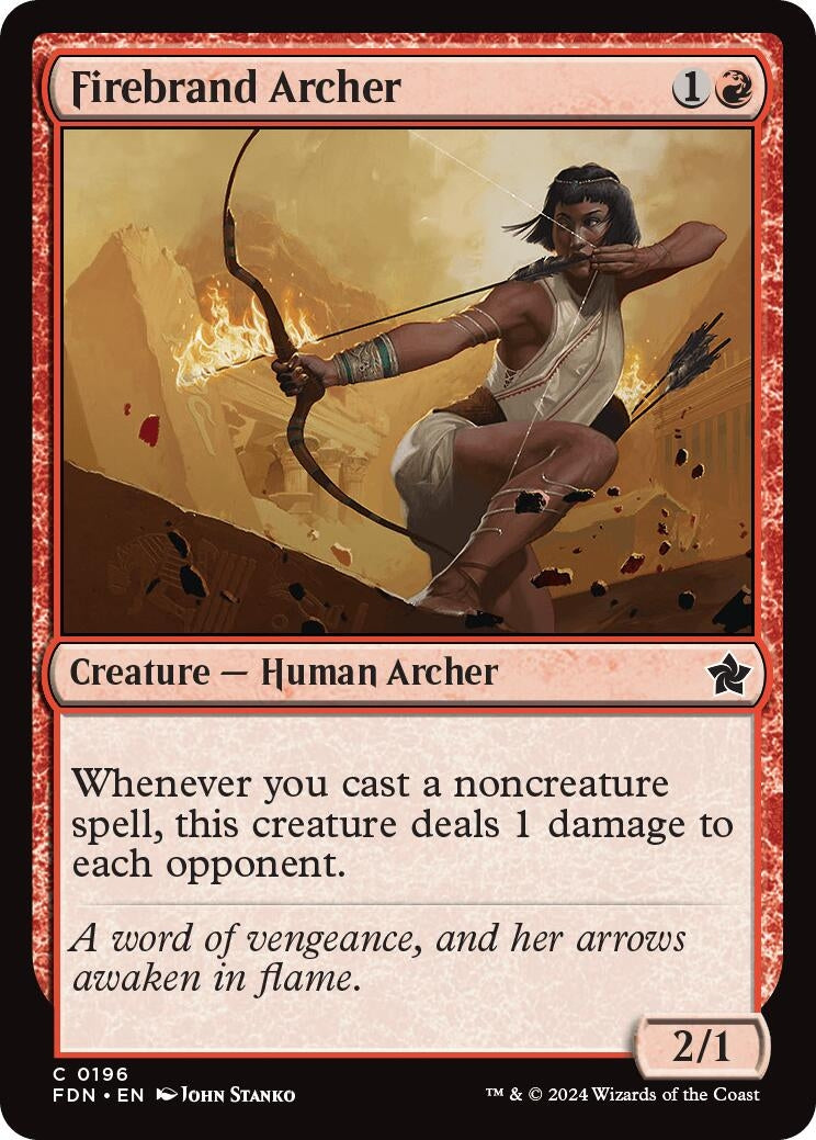 Image for Firebrand Archer (196) (Foundations) - Magic: The Gathering