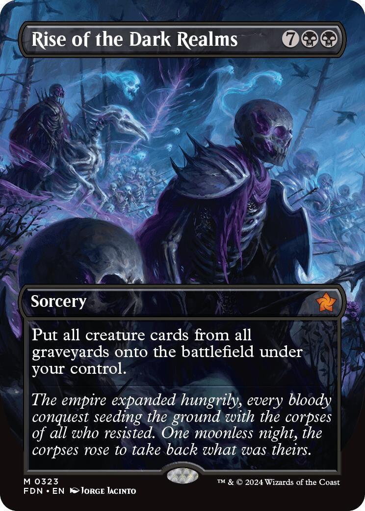 Image for Rise of the Dark Realms (Borderless) (323) (Foundations) - Magic: The Gathering