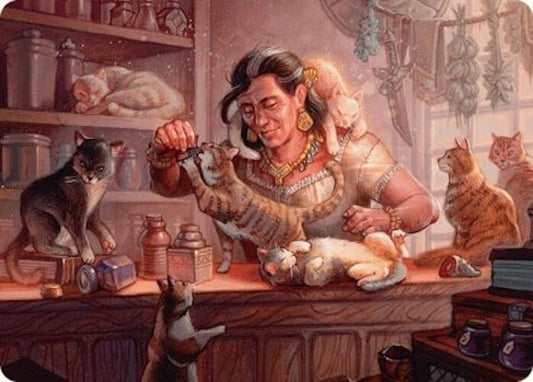 Image for Cat Collector Art Card (1/54) (1) (Art Series: Foundations) - Magic: The Gathering