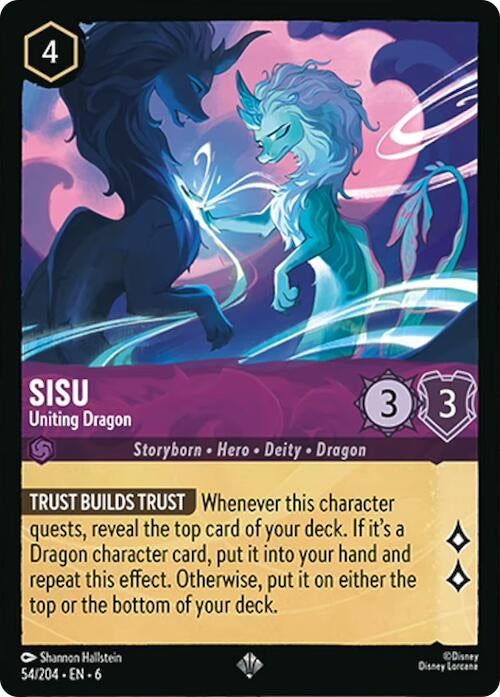 Image for Sisu - Uniting Dragon (54/204) (Azurite Sea) - Disney Lorcana