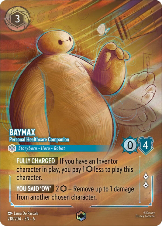 Image for Baymax - Personal Healthcare Companion (Enchanted) (218/204) (Azurite Sea) - Disney Lorcana