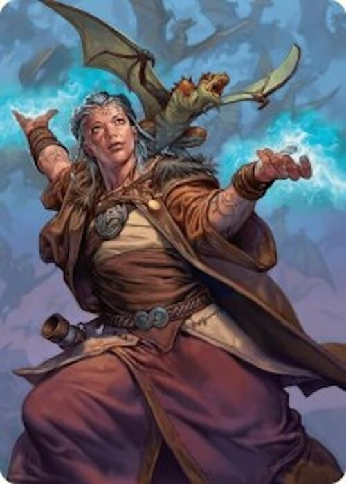 Image for Drake Hatcher 2 Art Card (29/54) (29) (Art Series: Foundations) - Magic: The Gathering