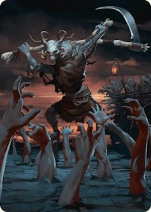 Image for Abyssal Harvester Art Card (34/54) (34) (Art Series: Foundations) - Magic: The Gathering
