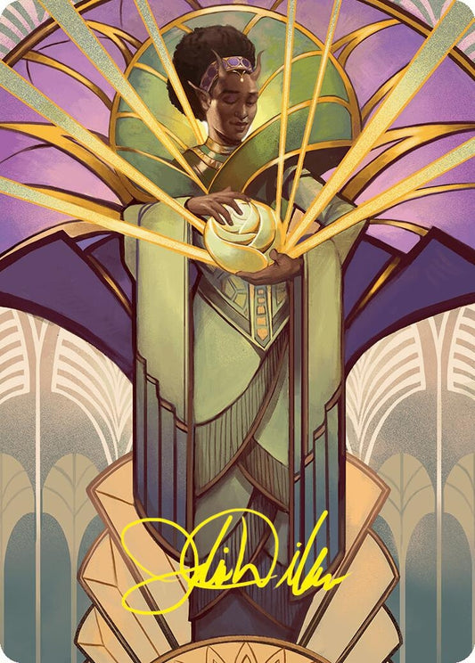 Image for Bloom Tender Art Card (54/54) (Gold-Stamped Signature) (54) (Art Series: Foundations) - Magic: The Gathering