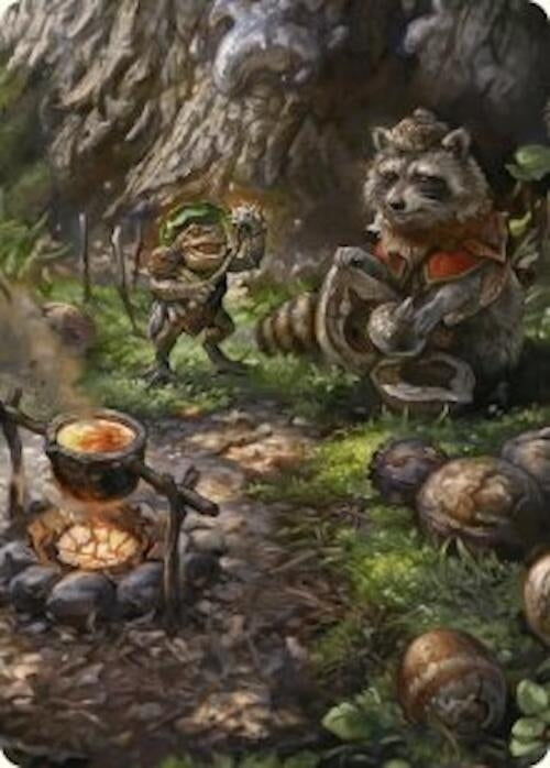 Image for Sylvan Scavenging Art Card (46/54) (46) (Art Series: Foundations) - Magic: The Gathering