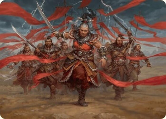 Image for Alesha, Who Laughs at Fate Art Card (14/54) (14) (Art Series: Foundations) - Magic: The Gathering