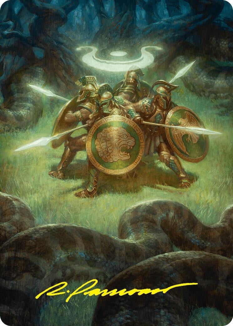 Image for Anthem of Champions Art Card (47/54) (Gold-Stamped Signature) (47) (Art Series: Foundations) - Magic: The Gathering