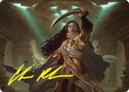 Image for Elenda, Saint of Dusk Art Card (15/54) (Gold-Stamped Signature) (15) (Art Series: Foundations) - Magic: The Gathering