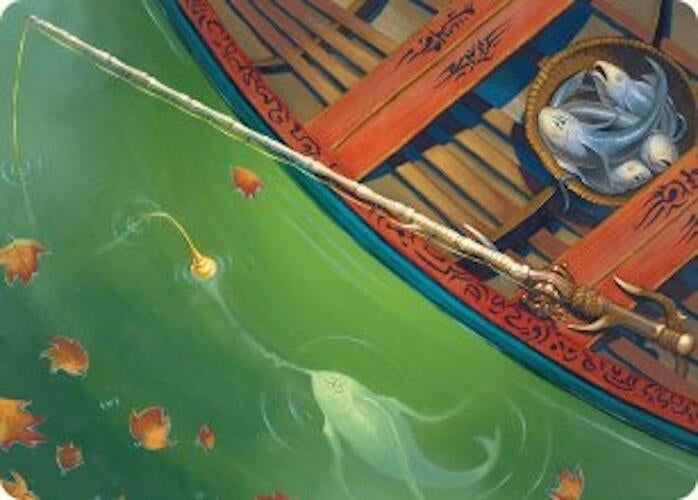 Image for Fishing Pole Art Card (18/54) (18) (Art Series: Foundations) - Magic: The Gathering