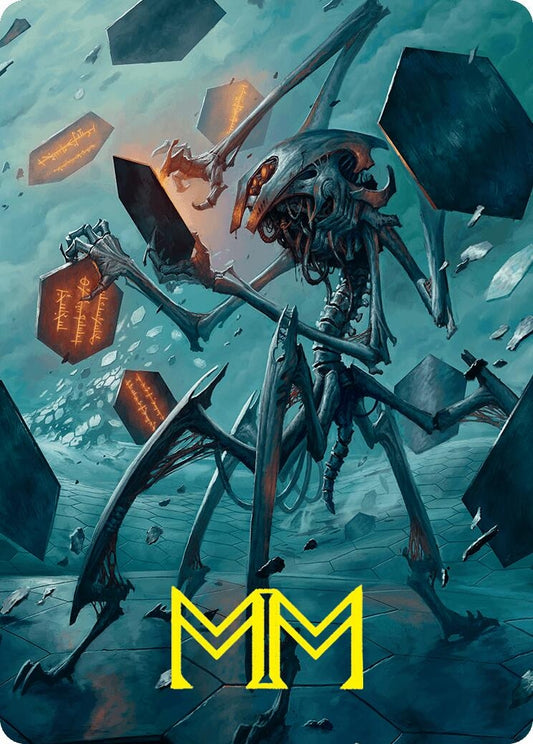 Image for Scrawling Crawler Art Card (50/54) (Gold-Stamped Signature) (50) (Art Series: Foundations) - Magic: The Gathering