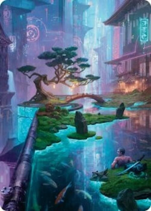 Image for Island Art Card (22/54) (22) (Art Series: Foundations) - Magic: The Gathering
