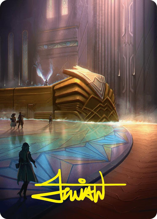 Image for Plains Art Card (21/54) (Gold-Stamped Signature) (21) (Art Series: Foundations) - Magic: The Gathering