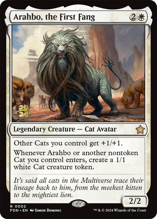Image for Arahbo, the First Fang (2) (Prerelease Cards) - Magic: The Gathering