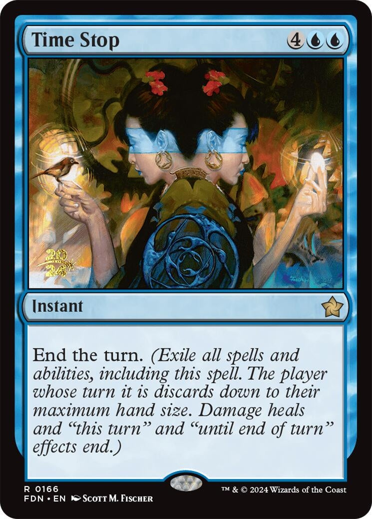 Image for Time Stop (166) (Prerelease Cards) - Magic: The Gathering