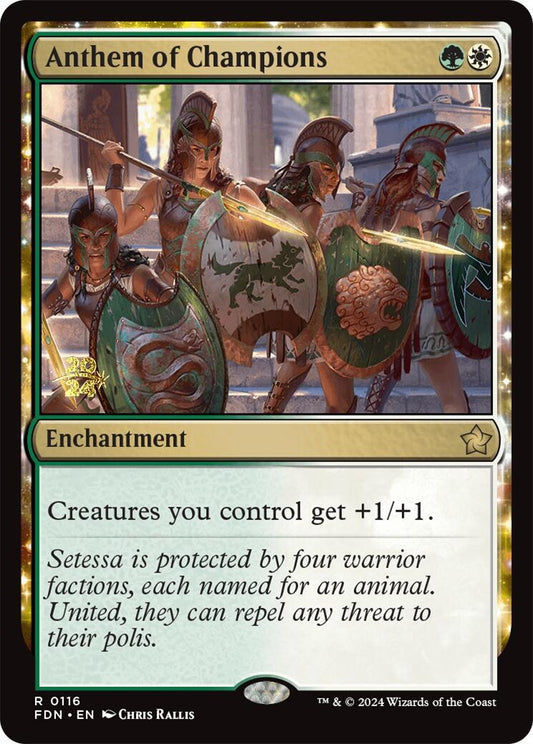 Image for Anthem of Champions (116) (Prerelease Cards) - Magic: The Gathering