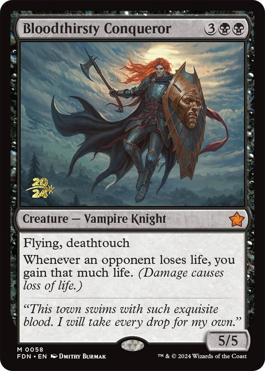 Image for Bloodthirsty Conqueror (58) (Prerelease Cards) - Magic: The Gathering